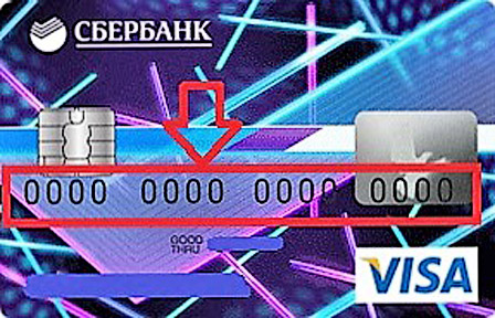 Карта сбербанка Visa